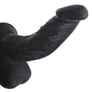 Kiotos Cox - Dildo 16 x 4 cm - Zwart