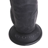Kiotos Cox - Dildo 22 x 4 cm - Zwart