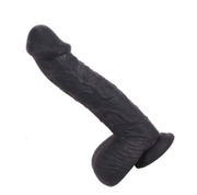 Kiotos Cox - Dildo 30 x 5,5 cm - Zwart