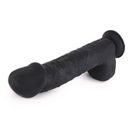 Kiotos Cox - Dildo 30 x 5,5 cm - Zwart