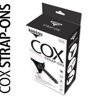 Kiotos Cox - Strap-On Harnas Met Dildo 23 x 4.3 cm - Zwart