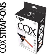 Kiotos Cox - Strap-On Harnas Met Dildo 23 x 4.3 cm - Lichte Huidskleur