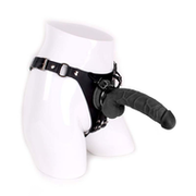 Kiotos Cox - Strap-On Harnas Met Dildo 22 x 4 cm - Zwart