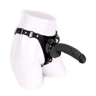 Kiotos Cox - Strap-On Harnas Met Dildo 22 x 4 cm - Zwart