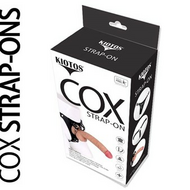 Kiotos Cox - Strap-On Harnas Met Dildo 22 x 4 cm - Lichte Huidskleur