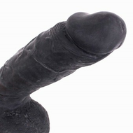 Kiotos Cox - Strap-On Harnas Met Dildo 24 x 4 cm - Zwart