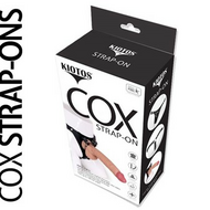 Kiotos Cox - Strap-On Harnas Met Dildo 24 x 4 cm - Lichte Huidskleur