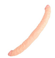 Kiotos Cox - Dubbele Dildo 40 x 3,6/3,8 cm - Lichte Huidskleur