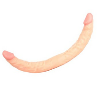Kiotos Cox - Dubbele Dildo 40 x 3,6/3,8 cm - Lichte Huidskleur