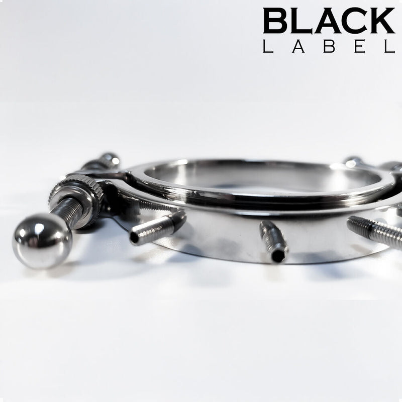 Black Label - Pussy Klem met Spikes - RVS