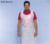 Schort Disposable wit