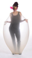 Kinky Latex saunazak transparant