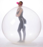 Kinky Latex saunazak transparant