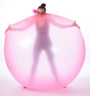 Kinky Latex saunazak roze