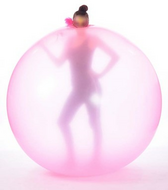 Kinky Latex saunazak roze