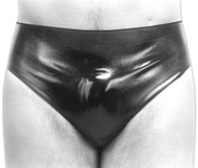 Kinky Latex rubber heren slip