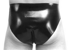 Kinky Latex rubber heren slip