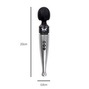 Pixey - DeLuxe Silver Edition - Oplaadbare Wand Vibrator - De krachtigste Pixey die er is!)
