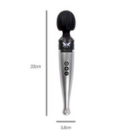 Pixey - DeLuxe Silver Edition - Oplaadbare Wand Vibrator - De krachtigste Pixey die er is!)