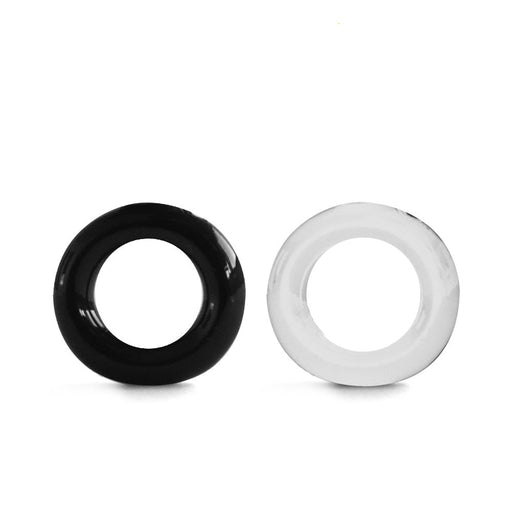 Brutus - Elastico - Rekbare Cockringen Set - Transparant/Zwart