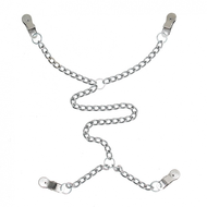 Rimba - Tepel En schaamlip klemmen Met Ketting