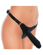 Rimba - Siliconen Strap-on String Met Grote Voorbinddildo - Verstelbaar