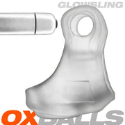 Oxballs - Glowsling - Cocksling met LED Lampje - Clear Ice