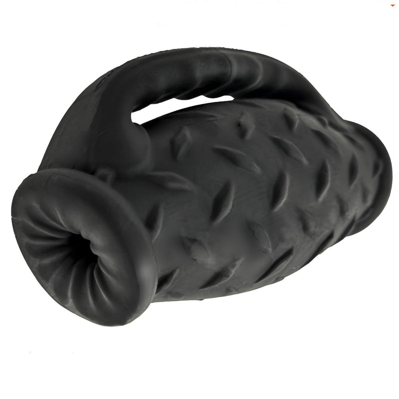 Oxballs Masterjack Stroker - Dubbelzijdig Siliconen - Black Ice