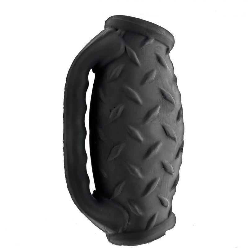 Oxballs Masterjack Stroker - Dubbelzijdig Siliconen - Black Ice