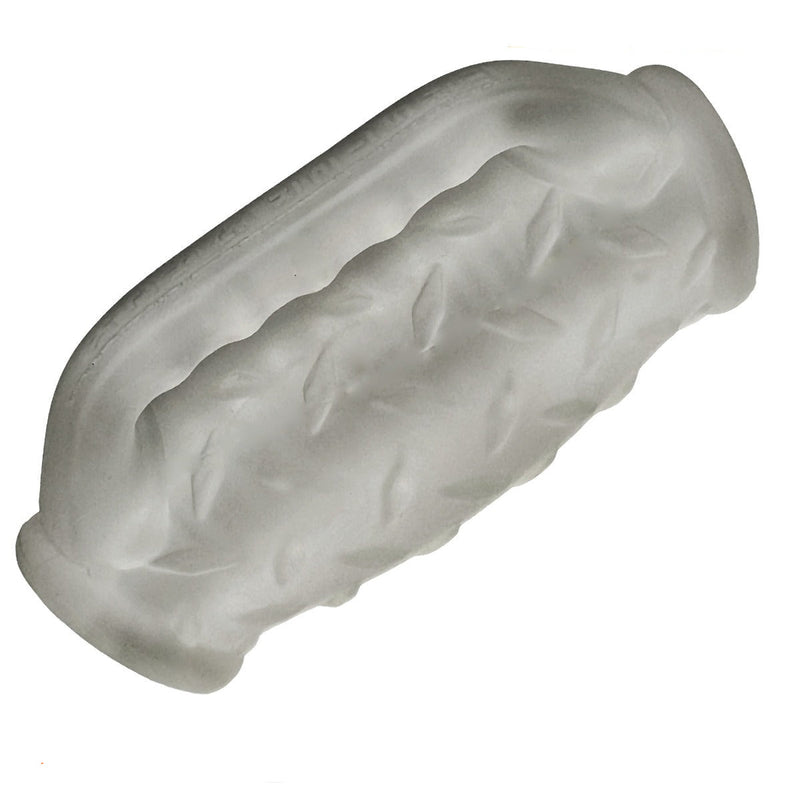 Oxballs Masterjack Stroker - Dubbelzijdig Siliconen - Clear Ice