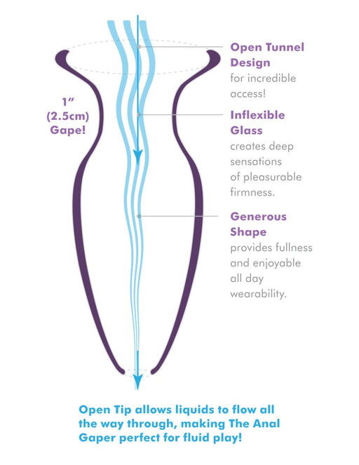 Pipedream - Anal Fantasy Elite Large Anal Glass Gaper - Transparant