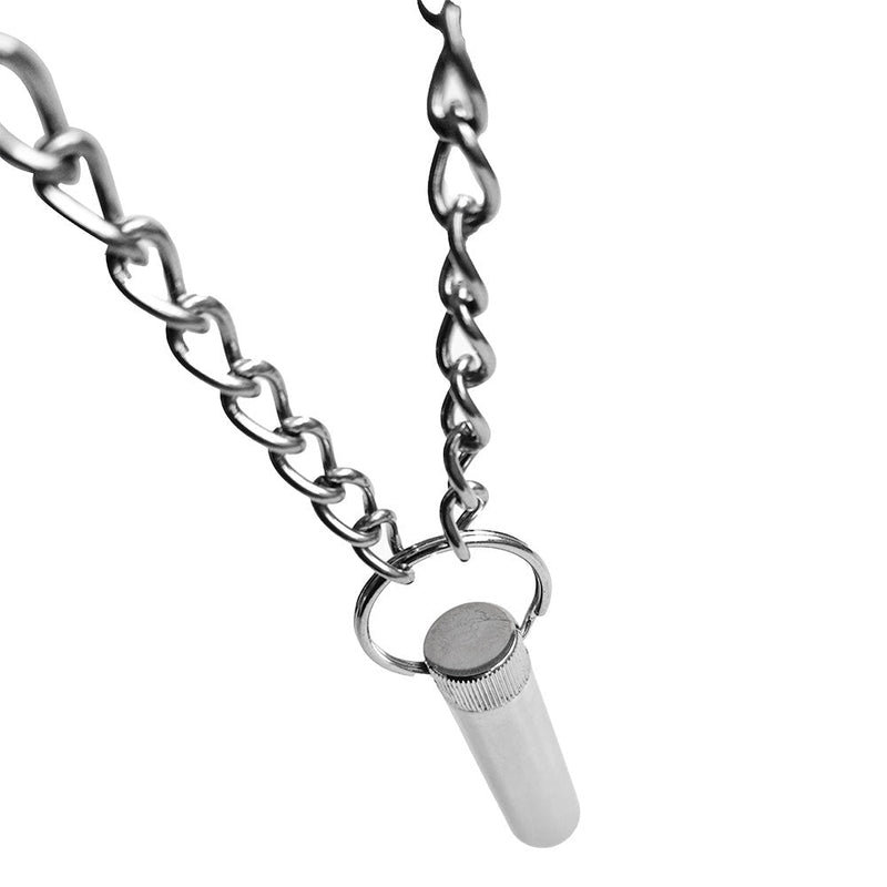 Black Label - Aroma Inhaler - RVS - Met Ketting