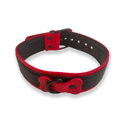 Brutus Vegan Puppy Collar - Zwart/Rood