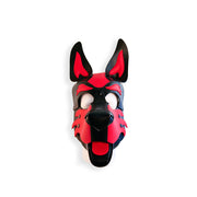 Brutus Vegan Puppy Hood - Zwart/Rood