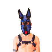 Brutus Vegan Puppy Hood - Zwart/Blauw