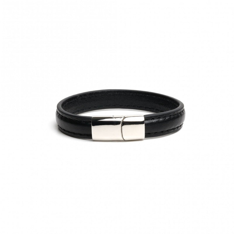 665 - Lederen Armband en Cockring - 2 in 1 - Magnetische Sluiting