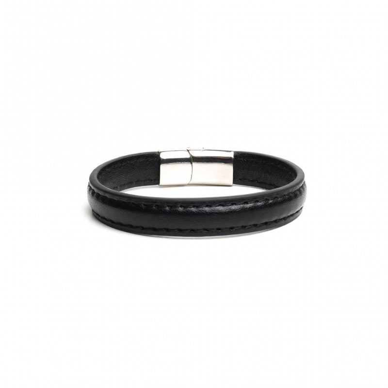 665 - Lederen Armband en Cockring - 2 in 1 - Magnetische Sluiting