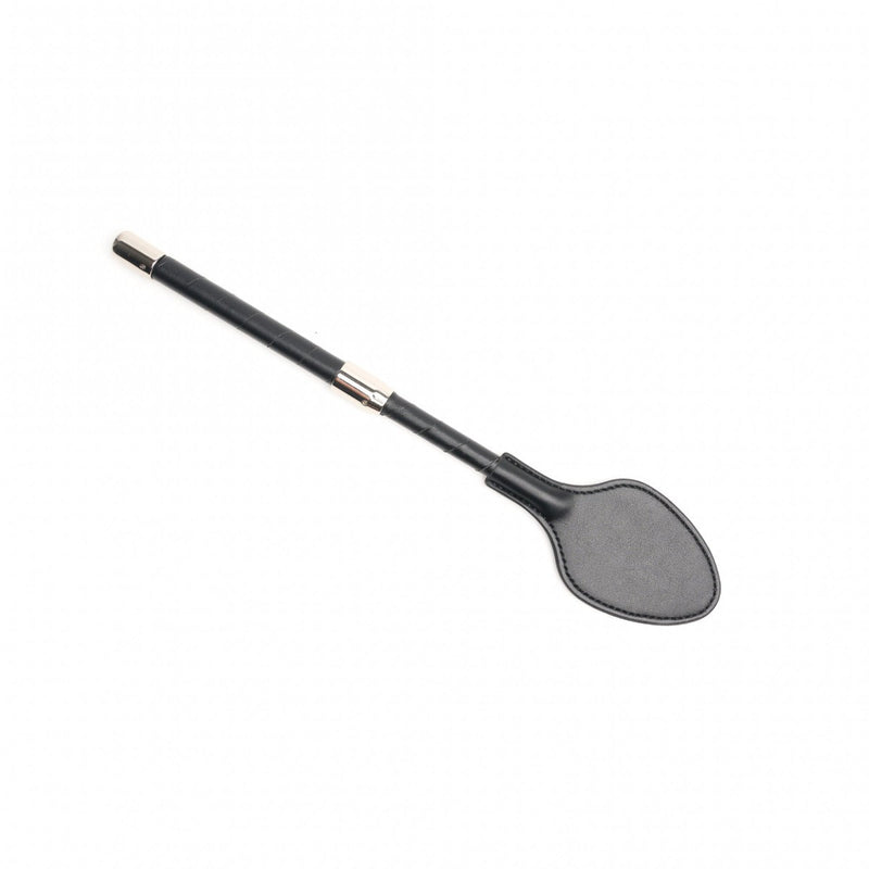 665 Vegan - Quad Paardrijzweepje - Crop - Met vier verwisselbare tips - Zwart