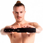665 Vegan - The Enforcer - Paddle - Kunstleer - Zwart