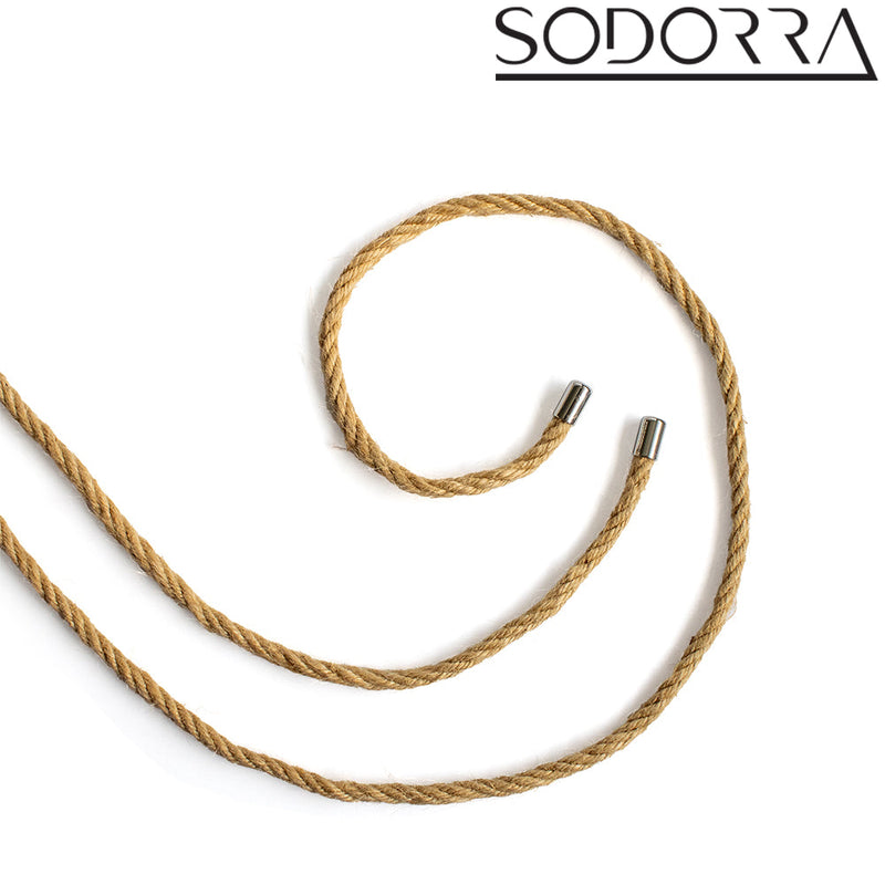 SODORRA - Hemp Shibari Bondagetouw - Naturel - 5 meter