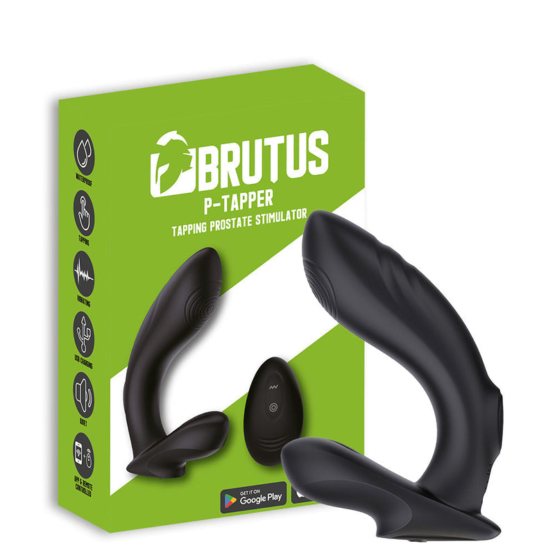 Brutus - P-TAPPER - Tapping Prostaat Stimulator - App Control - Zwart