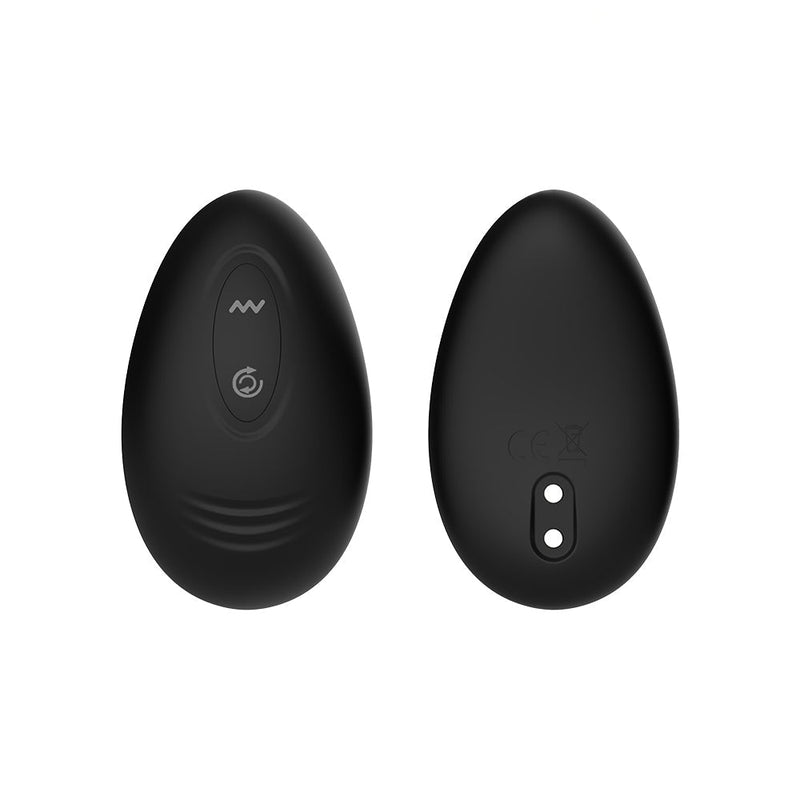 Brutus - RIMMER - Vibrerende Buttplug met Rimming Kralen - App Control - Zwart