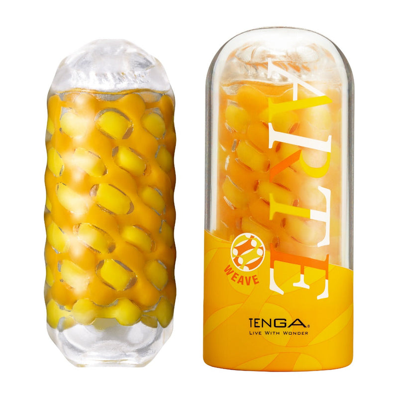 Tenga - Arte Weave Masturbator - Geel/Oranje