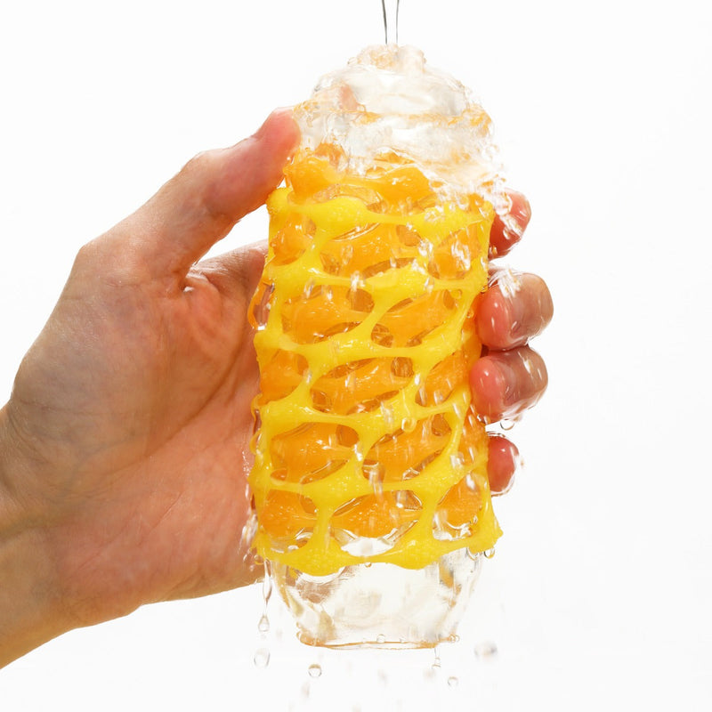 Tenga - Arte Weave Masturbator - Geel/Oranje