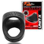Oxballs - Unit-X Cocksling - Night Edition - Siliconen/TPR - Zwart