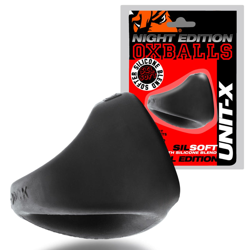 Oxballs - Unit-X Cocksling - Night Edition - Siliconen/TPR - Zwart