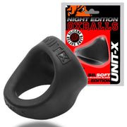 Oxballs - Unit-X Cocksling - Night Edition - Siliconen/TPR - Zwart