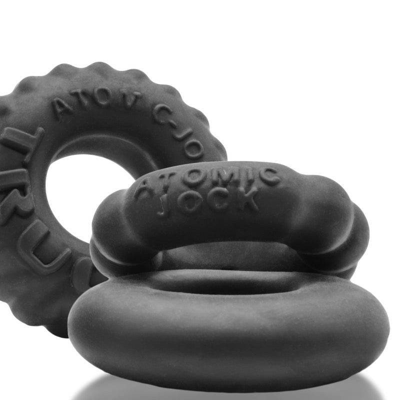 Oxballs - Bonemaker Cockring Set - Night Edition - Zwart
