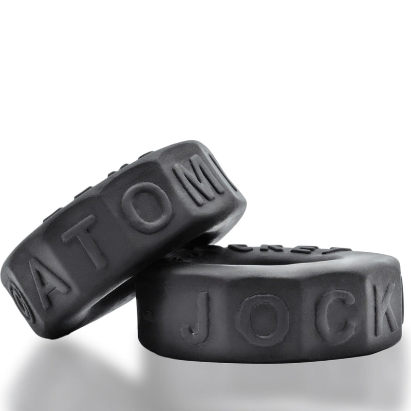 Oxballs - Sprocket Cockring - Night Edition - Siliconen/TPR - Zwart