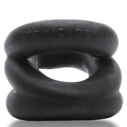 Oxballs - Z-Balls Ballstretcher - Night Edition - Siliconen/TPR - Zwart